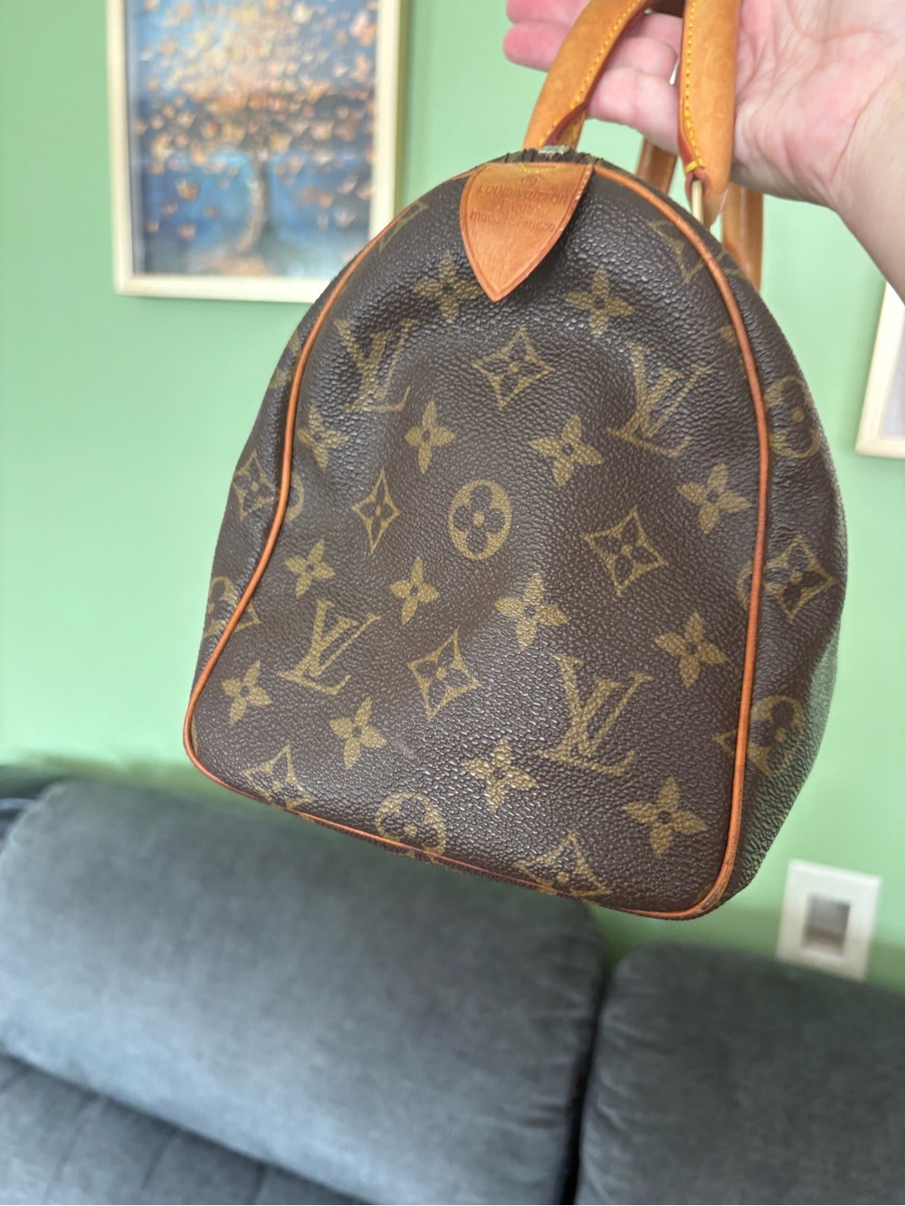 Louis Vuitton Brown Monogram Top-Handle Satchel - Picture 6 of 15